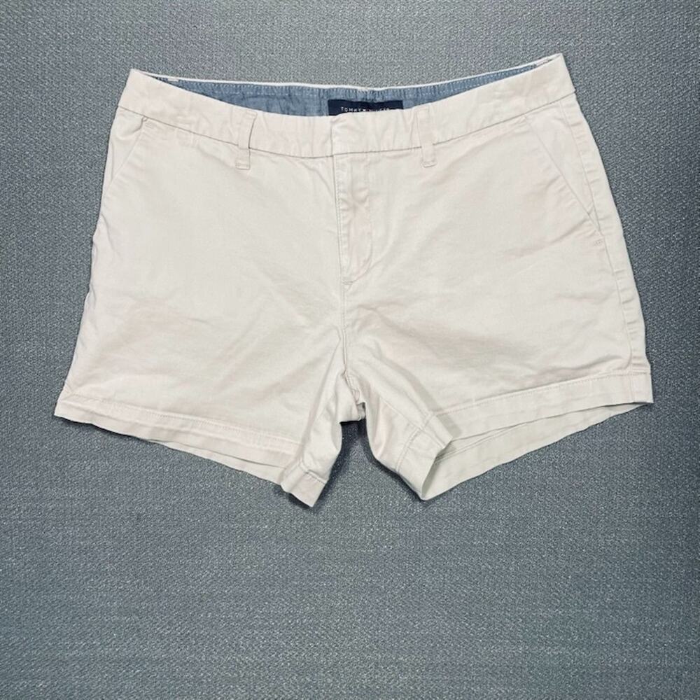 Tommy Hilfiger Women's Chino Shorts Preppy Collegiate Nautical Casual Size 8